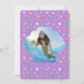 Im Party des Sea Pool zum Foto Einladung (Rückseite)