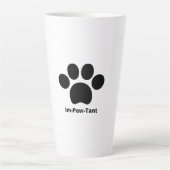Im-Paw-Tant Latte Tasse (Vorderseite)