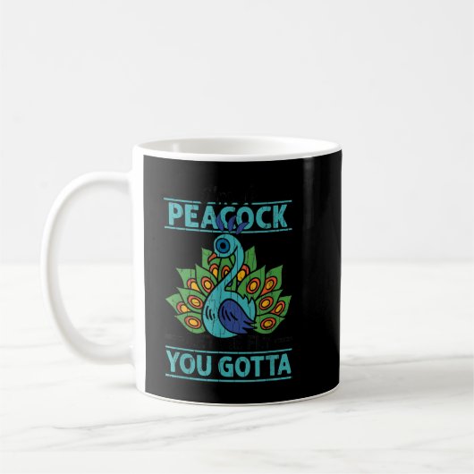 I'm Peacock You Gotta Let Me Fly Funny Birds Lover Kaffeetasse (Links)