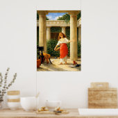 Im Peristyl von John William Waterhouse Poster (Küche)