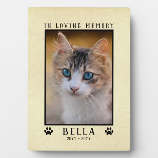 Im Personalisierten Foto zur Erinnerung von Memoir Fotoplatte (Vorderseite)