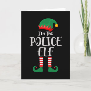 Im Polizei-Weihnachtself 2021 Karte