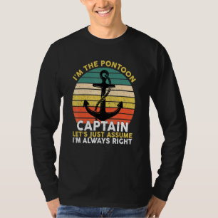 Im Pontoon Lasse Captain einfach annehmen, ich sei T-Shirt