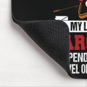 Im Pool Player Funny Sarcasm Billiard und Snooke Mousepad (Ecke)