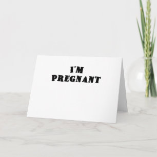Im Pregnant Ankündigung