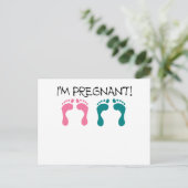IM PREGNANT.png Ankündigungspostkarte (Stehend Vorderseite)