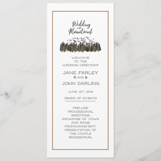 Im Programm "Berge" (Vorderseite)