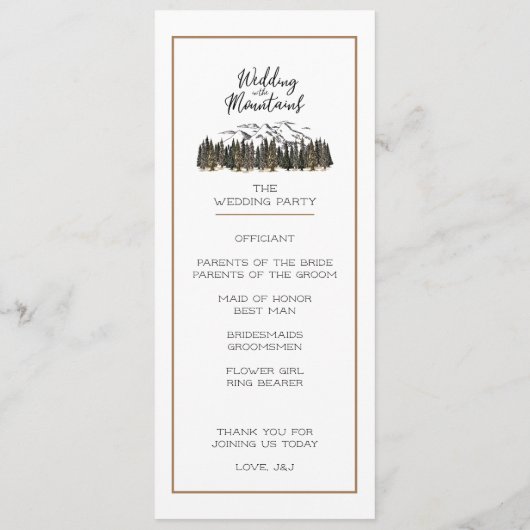 Im Programm "Berge" (Rückseite)