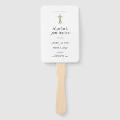 Im Programm zur Beerdigung von Erinnerungen: Blume Fächer (Vorderseite)