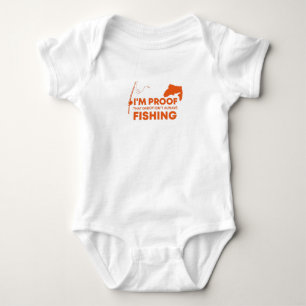 I'm Proof That Daddy Isn't Always Fishing, Baby Strampler