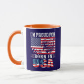 I'm Proud For Born in USA-62974 Tasse (Links)