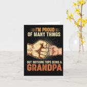 I'm Proud Of Many Things Life Nothing Beats Being Karte (Gelbe Blume)