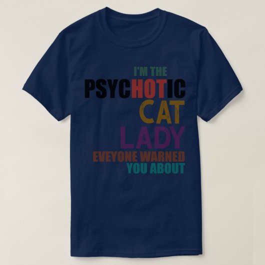 Im psychotischen Katzenjunge T-Shirt (Design vorne)