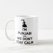 Im Punjabi And We Dont Keep Calm Baby Kaffeetasse (Links)
