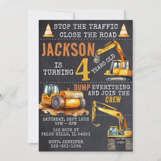 Im Rahmen der BaukastenGeburtstagseinladung Einladung (Vorderseite)