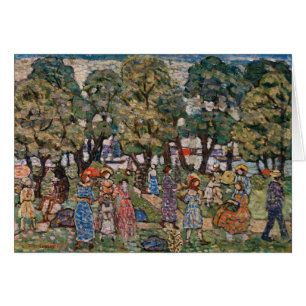 Im Rahmen der Bäume von Maurice Prendergast, Fine