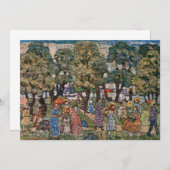 Im Rahmen der Bäume von Maurice Prendergast, Fine (Vorne/Hinten)