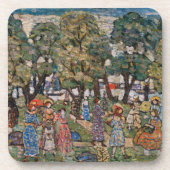 Im Rahmen der Bäume von Maurice Prendergast, Fine  Getränkeuntersetzer (Vorderseite)
