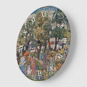 Im Rahmen der Bäume von Maurice Prendergast, Fine Große Wanduhr (Winkel)