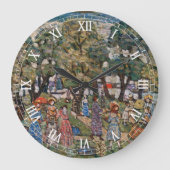 Im Rahmen der Bäume von Maurice Prendergast, Fine Große Wanduhr (Vorderseite)