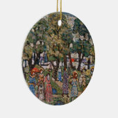 Im Rahmen der Bäume von Maurice Prendergast, Fine Keramik Ornament (Rechts)