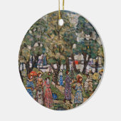 Im Rahmen der Bäume von Maurice Prendergast, Fine Keramik Ornament (Links)