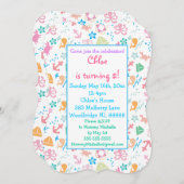 Im Rahmen der Einladung zum Geburtstag (Vorne/Hinten)