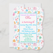 Im Rahmen der Einladung zum Geburtstag (Vorderseite)