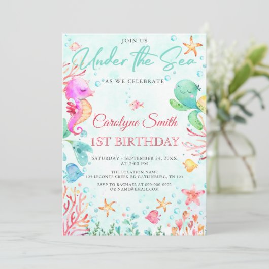 Im Rahmen der Einladungen zum Geburtstag (Stehend Vorderseite)