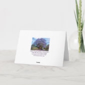 Im Rahmen der Jacaranda ArtCard Karte (Rückseite)