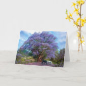 Im Rahmen der Jacaranda ArtCard Karte (Gelbe Blume)