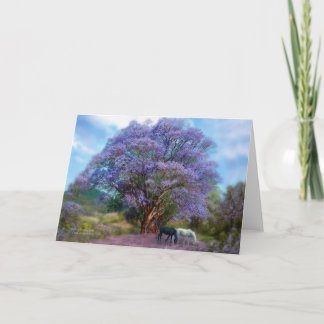 Im Rahmen der Jacaranda ArtCard Karte