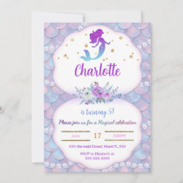 Im Rahmen der Meerjungfrau-Aufforderung Einladung