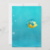 Im Rahmen der Meerjungfrau Prinzessin Birthday Ein Einladung (Rückseite)