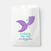 Im Rahmen der Meerjungfrau Schwanz Birthday Party Geschenktütchen (Vorderseite)