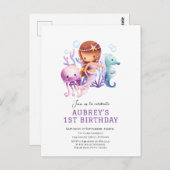 Im Rahmen der Mermaid-Geburtstagsausschreibung Postkarte (Vorne/Hinten)