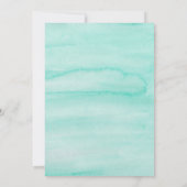 Im Rahmen der "Sea Birthday Party"-Einladung Einladung (Rückseite)