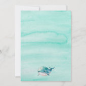 Im Rahmen der "Sea Birthday Party"-Einladung Einladung (Rückseite)