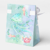 Im Rahmen der Sea Mermaid Birthday Favor Box Geschenkschachtel (Rückseite)