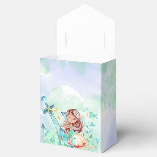 Im Rahmen der Sea Mermaid Birthday Favor Box Geschenkschachtel (Geöffnet)