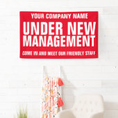 Im Rahmen des neuen Management-Business-Signaturba Banner (Insitu)