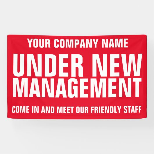 Im Rahmen des neuen Management-Business-Signaturba Banner (Horizontal)