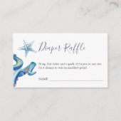 Im Rahmen des Sea Blue Diaper Raffle Einladung zur (Vorderseite)