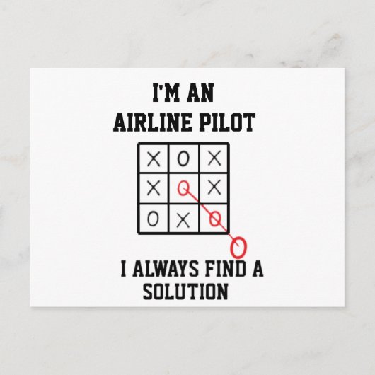 Im Rahmen eines Airline-Pilotprogramms finde ich i Postkarte (Vorderseite)