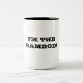 "Im Ramrod!" Zweifarbige Tasse (Mittel)