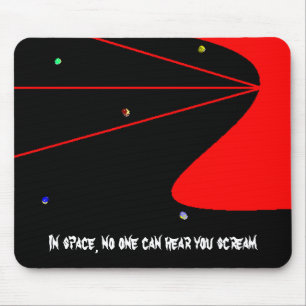IM RAUM KANN NIEMAND SIE HÖREN, - mousepad ZU