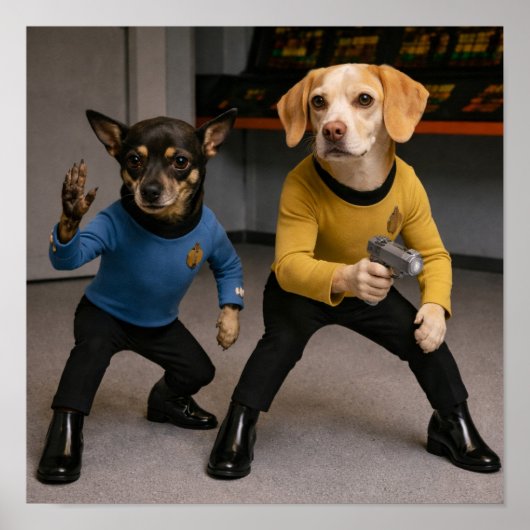 "I'm Ready Captain" Poster (Vorne)