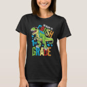 I'm Ready To Crush 1st Grade Dinosaur Rex Back To T-Shirt (Vorderseite)