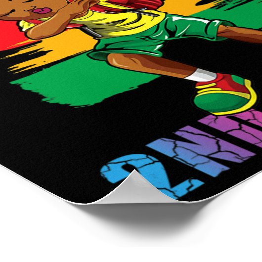 I'm Ready To Crush 2nd Grade Dabbing Girl Ck To Sc Poster (Ecke)