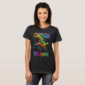 I'm Ready to Crush 4th Grade Back to School Dinosa T-Shirt (Vorne ganz)